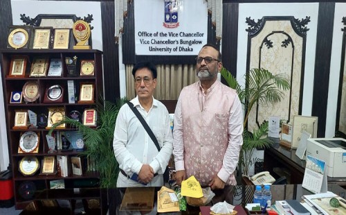 ঢাবি উপাচার্যের সঙ্গে সাক্ষাতে শিক্ষা ও গবেষণায় যৌথ উদ্যোগের আশাবাদ 